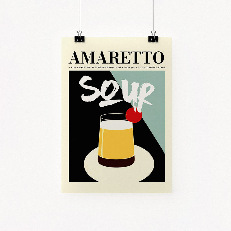 Amaretto Sour Cocktail Retro Delight
