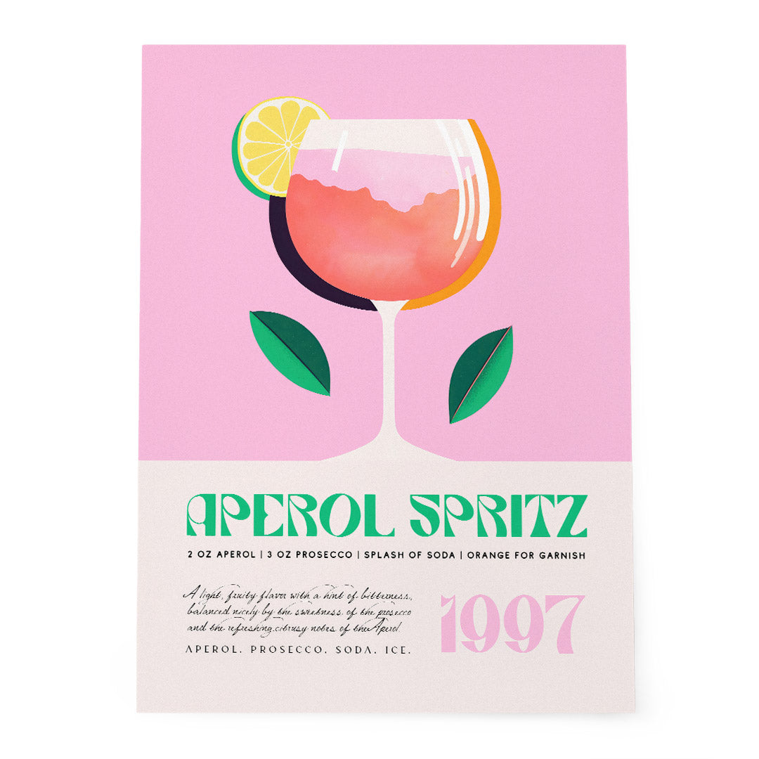 Aperol Spritz 1997 Cocktail Classic Pink