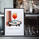 Aperol Spritz Poster Little Table