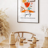 Aperol Spritz Poster Pastel Spring