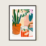 Aperol Spritz Poster Plants and Flowers