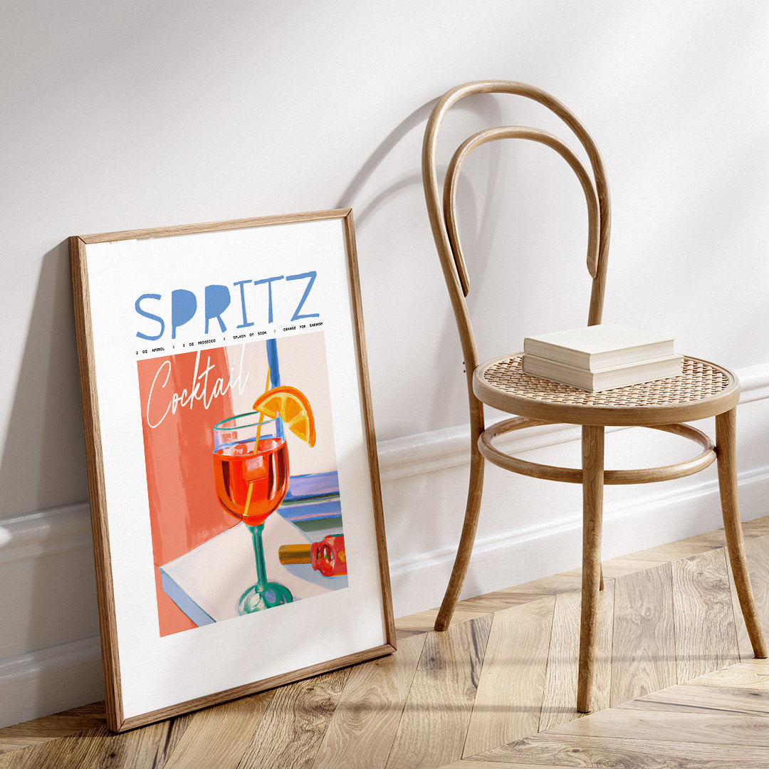 Aperol Spritz Sea View Poster