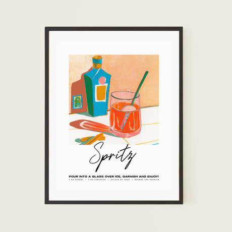 Aperol Spritz Poster Shelf Painting