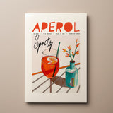 Aperol Spritz Poster Sunny Table