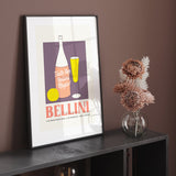 Bellini Cocktail Art Bottle Magic Morning Orange