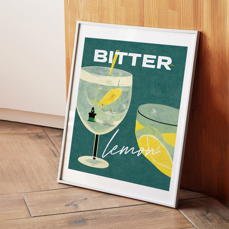 Bitter Lemon Poster Sunlit Holiday Bliss