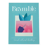 Bramble Blue Poster