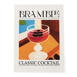 Bramble Classic Cocktail Poster