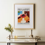Bramble Classic Cocktail Poster