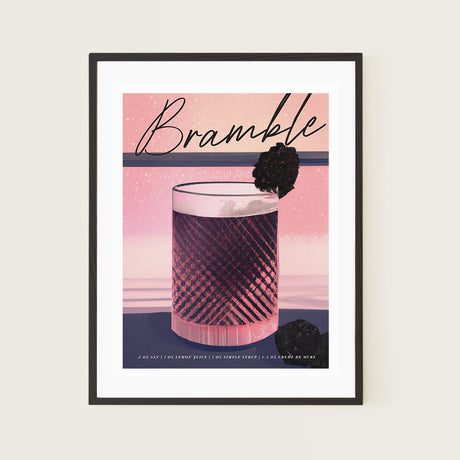 Bramble Sunset Poster