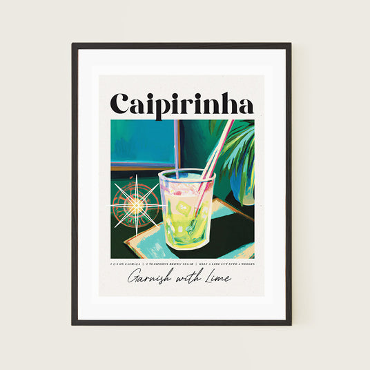 Caipirinha Tropical Poster