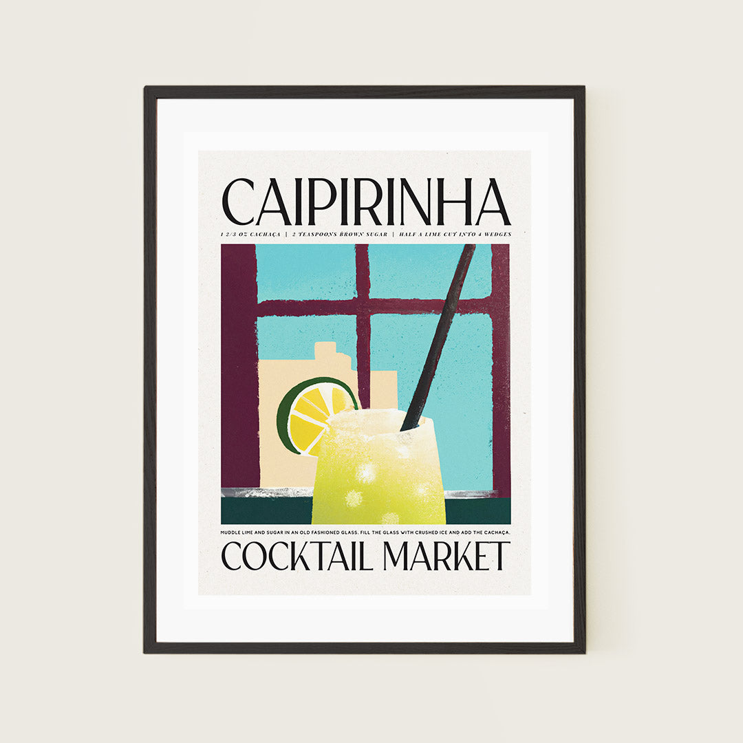 Caipirinha Poster Window