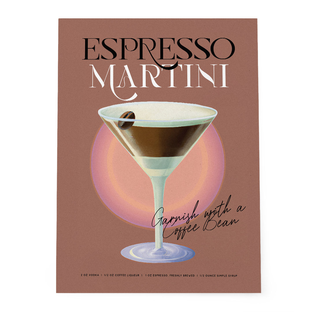 Chocolate Espresso Martini Poster