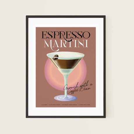 Chocolate Espresso Martini Poster