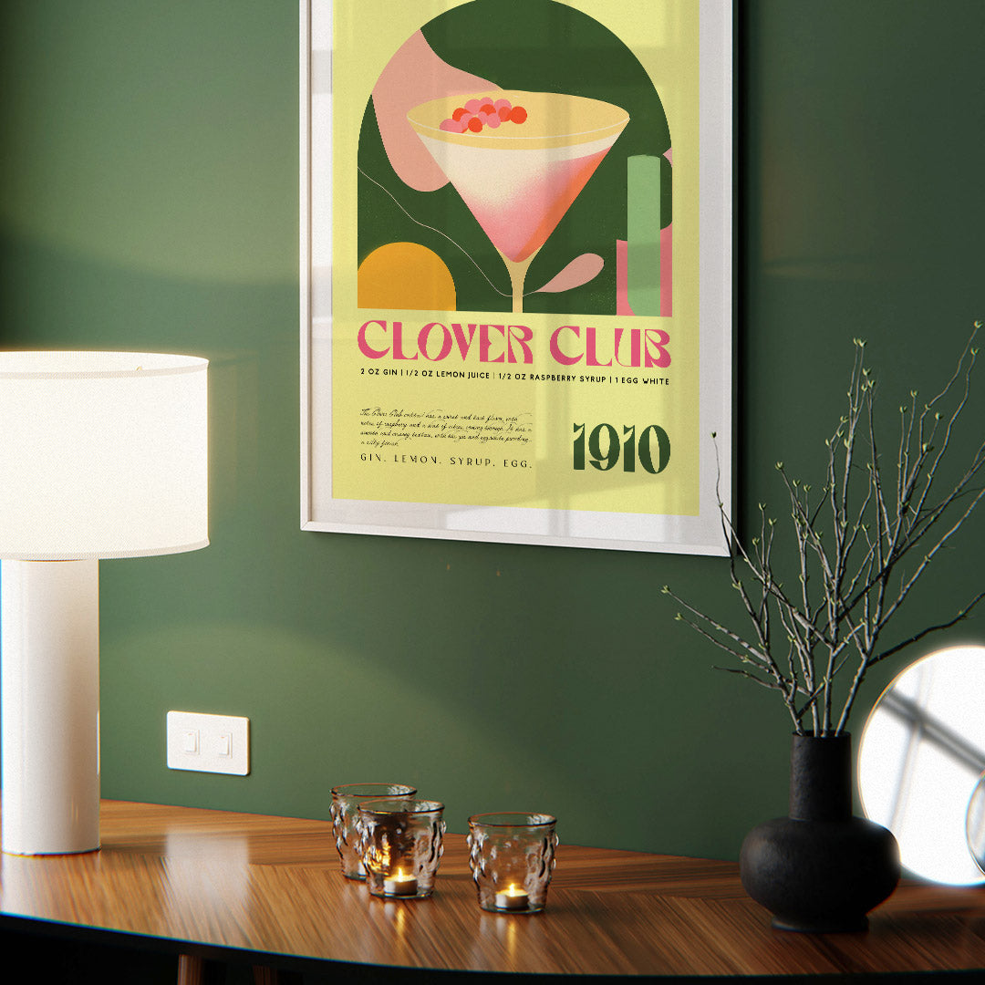 Clover Club Classic Cocktail 1910 Yellow Recipe