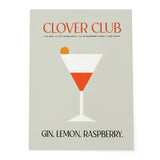 Clover Club Cocktail Raspberry Abstract Recipe