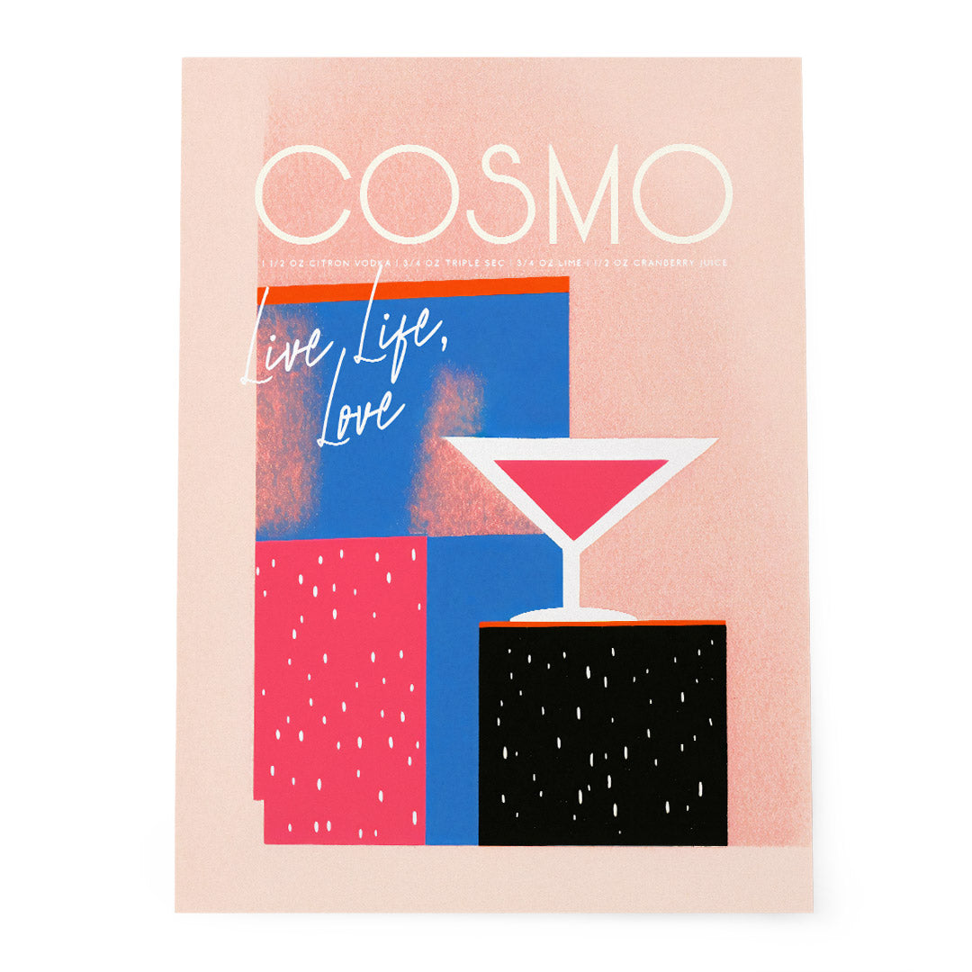 Cosmo Cocktail Abstract Pink Room Recipe