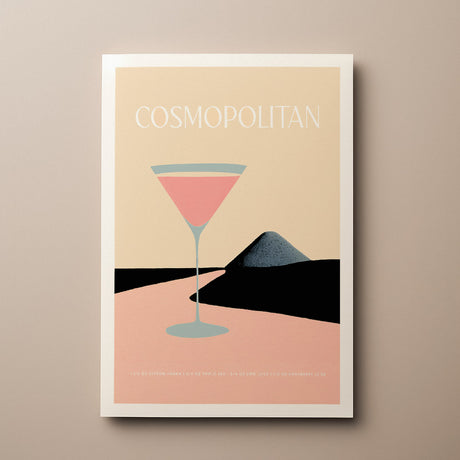 Cosmopolitan Cocktail Abstract Mountain Landscape Recipe