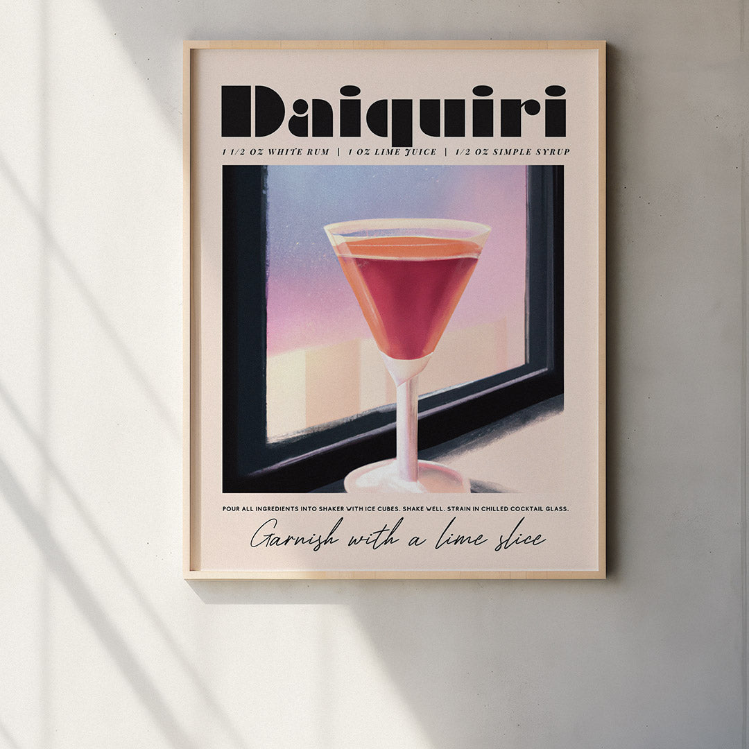 Daiquiri Window View Poster