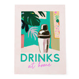 Pink Drinks at Home Poster