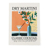 Dry Martini Classic Cocktail Poster