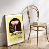 Eclectic Espresso Martini Cocktail Recipe Art 1997 Yellow