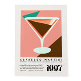 Espresso Martini Cocktail 1997 Abstract Pink Recipe