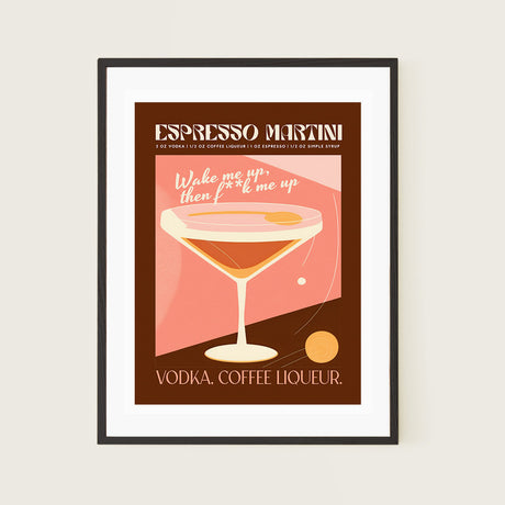 Espresso Martini Cocktail Wake Me Up Art Recipe