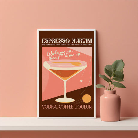 Espresso Martini Cocktail Wake Me Up Art Recipe