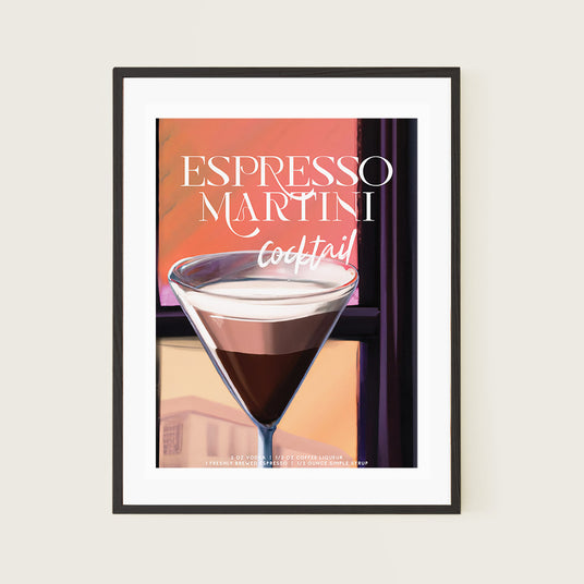 Espresso Martini Night Poster Room