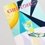 Gin Tonic Cocktail Art Reflections Sunlight