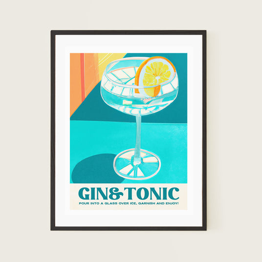Gin Tonic Poster Train
