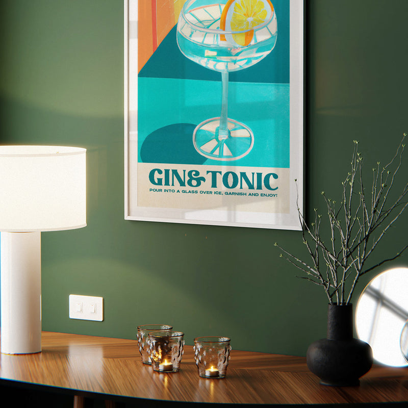 Gin Tonic Poster Train