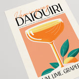 Grapefruit Hemingway Daiquiri Cocktail Kitchen Tropic Recipe Bar Art