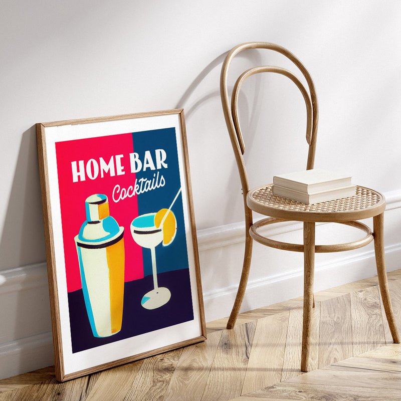 Bar Cocktails Classic Poster