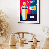 Bar Cocktails Classic Poster