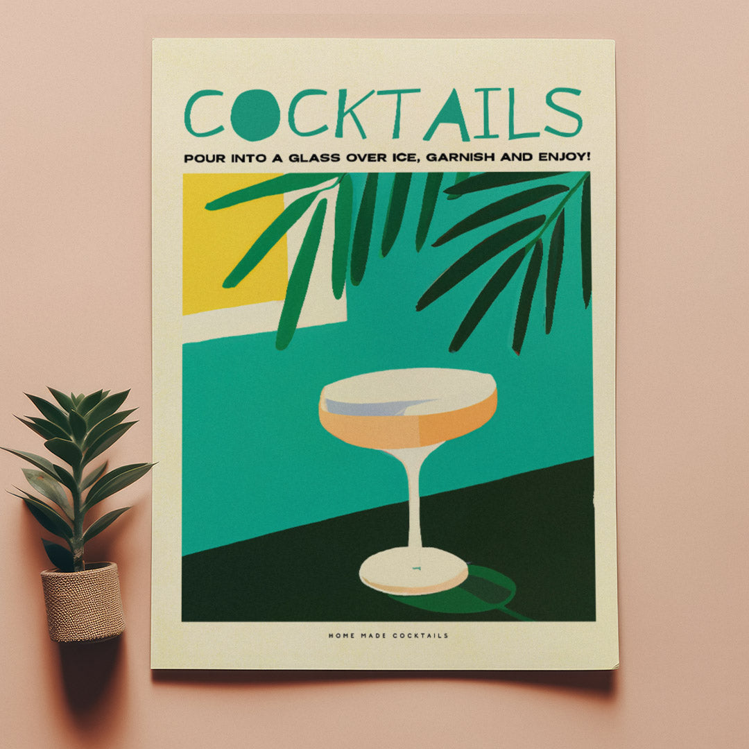 Home Made Cocktails Poster