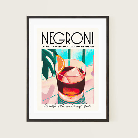 Iconic Negroni Poster