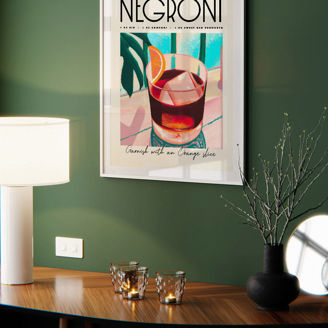 Iconic Negroni Poster