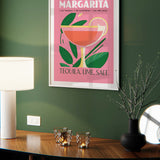 Margarita Cocktail Pink Room Recipe Tropical Art