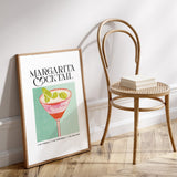 Margarita Cocktail Poster Artistic Kitchen Serenity