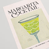 Margarita Cocktail Poster Theatrical Sip Symphony
