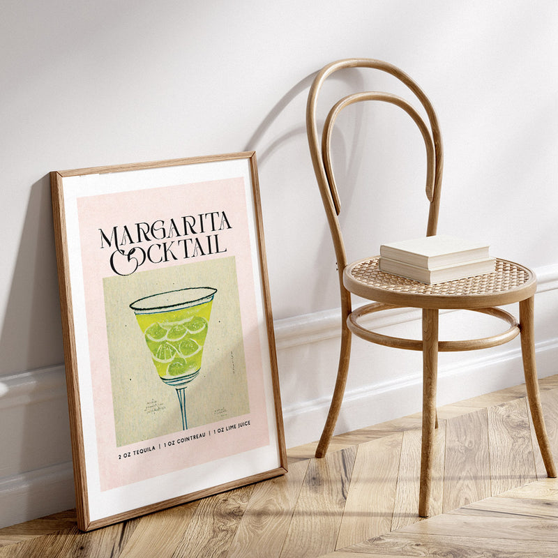 Margarita Cocktail Poster Theatrical Sip Symphony