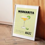 Margarita Cocktail Sunny Green Room 1937 Recipe Art