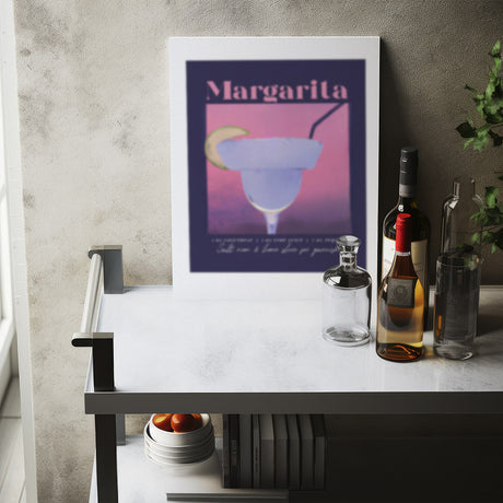 Margarita Pink Pastel Poster