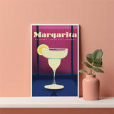 Margarita Purple Poster