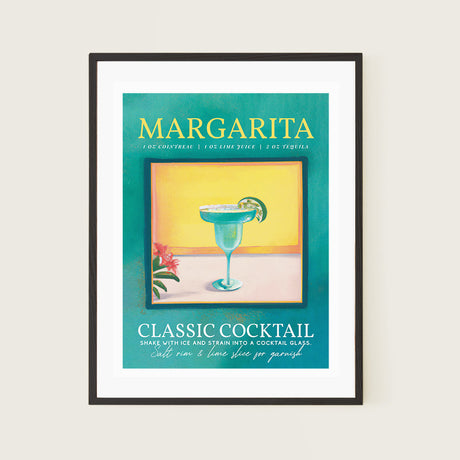 Margarita Poster Turquoise