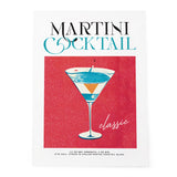 Martini Poster Shaken Not Stirred Elegance