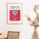 Martini Poster Shaken Not Stirred Elegance