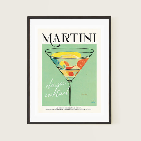 Martini Poster Sunlit Solitude
